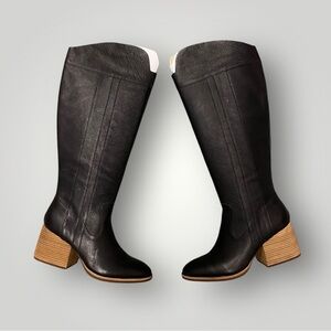Kork-Ease Avril Tall Boots Black Sz 9.5